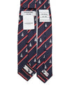 Sailboat Striped Silk Twill Tie MNL001A F0388 - THOM BROWNE - BALAAN 5