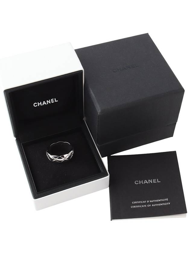 J10570 White Gold Coco Crush Small Ring No 58 34143 - CHANEL - BALAAN 6