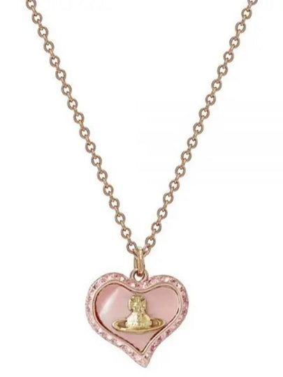 Petra Heart Logo Necklace Rose - VIVIENNE WESTWOOD - BALAAN 2