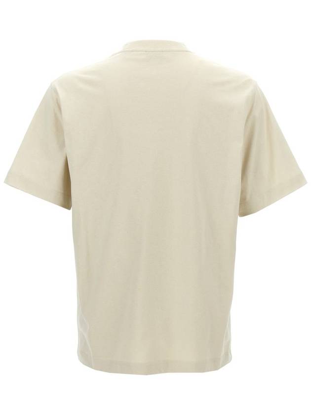 EKD Cotton Short Sleeve T-Shirt Ivory - BURBERRY - BALAAN 3