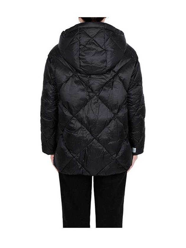 Black Tremme Hooded Goose Down Jacket TREMME 002 - MAX MARA - BALAAN 3