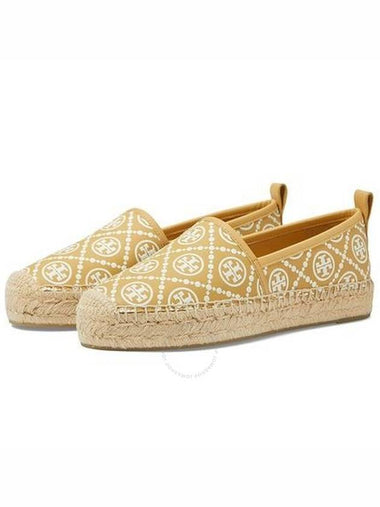 Tory Burch Ladies Sand Buff T Monogram Espadrilles, Brand Size 6.5 - TORY BURCH - BALAAN 1