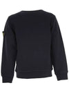 Kids Wappen Round Sweatshirt Dark Navy 711660940 V0020 - STONE ISLAND - BALAAN 3