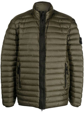 Men's Wappen Patch Padded Jacket Khaki - STONE ISLAND - BALAAN 1