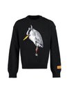 Sweater HMHE013F23KNI003 1009 black - HERON PRESTON - BALAAN 1