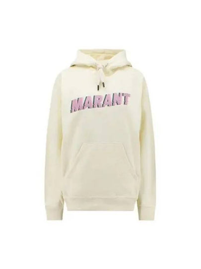 Miley Logo Cotton Hoodie Ivory - ISABEL MARANT - BALAAN 2