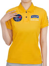 Women’s Goody Emblem Short Sleeve PK Shirt Yellow - HORN GARMENT - BALAAN 6