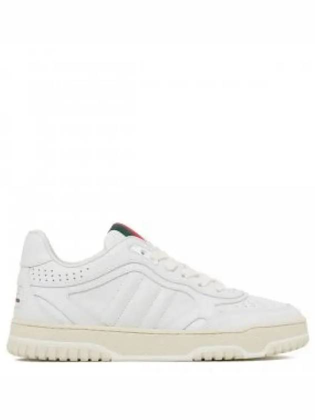 Re Web Leather Low Top Sneakers White - GUCCI - BALAAN 2