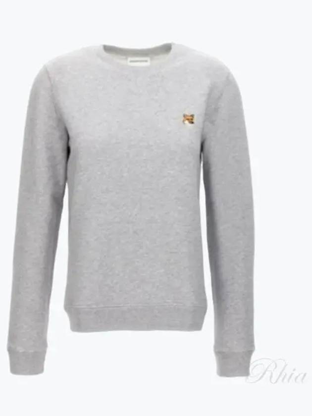 Fox Head Patch Regular Sweatshirt Grey - MAISON KITSUNE - BALAAN 2