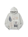 COLLAGE HOODIE LIGHT GRAY - LIBERE - BALAAN 1