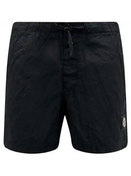 Swimming Nylon Trunk Shorts Black - STONE ISLAND - BALAAN 2