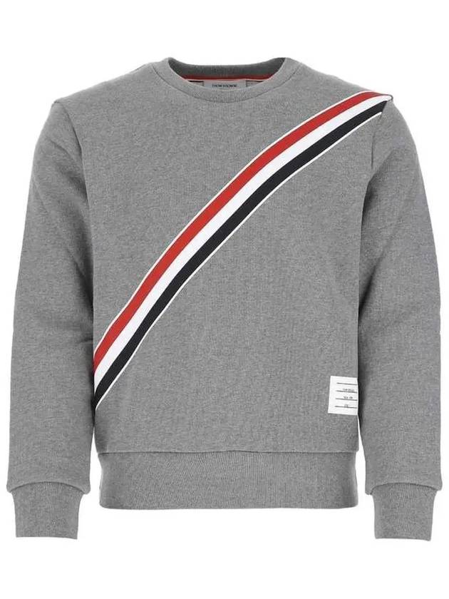 4 Bar Stripe Sweatshirt Grey - THOM BROWNE - BALAAN 3