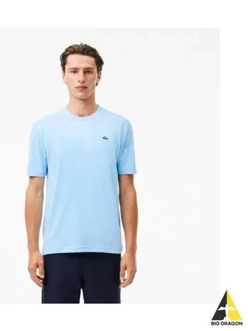 Men s basic training t shirt sky blue - LACOSTE - BALAAN 1