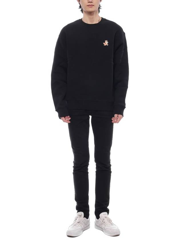 Fox Cotton Sweatshirt Black - MAISON KITSUNE - BALAAN 4