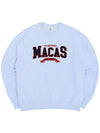 MACAS logo sweatshirtwhite melange gray - MACASITE - BALAAN 1