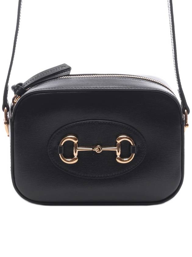 Horsebit 1955 Small Shoulder Bag Black - GUCCI - BALAAN 3