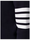 4 Bar Armband Milano Stitch Knit Top Navy - THOM BROWNE - BALAAN 6