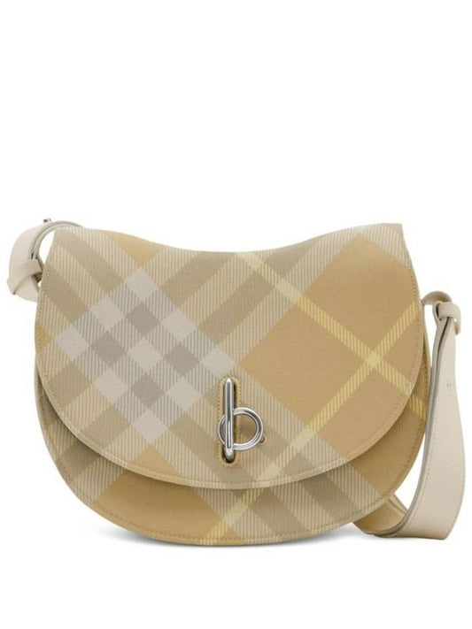 Rocking Horse Check Medium Cross Bag Beige - BURBERRY - BALAAN 1