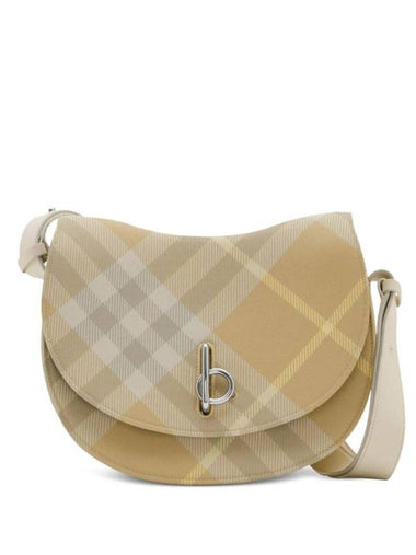 Rocking Horse Check Medium Cross Bag Beige - BURBERRY - BALAAN 1