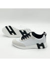 Bouncing Low Top Sneakers Blanc Noir - HERMES - BALAAN 2