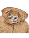 Women's Cropped Quilted Hoodie Jacket Archives Beige - BURBERRY - BALAAN 9