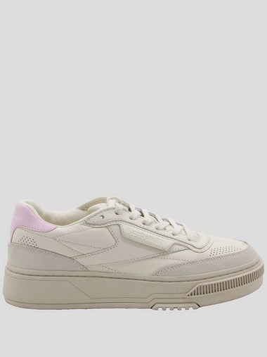 Reebok White And Pink Leather C Ltd Sneakers - REEBOK - BALAAN 1