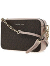 Jet Set Medium Camera Cross Bag Brown - MICHAEL KORS - BALAAN 3