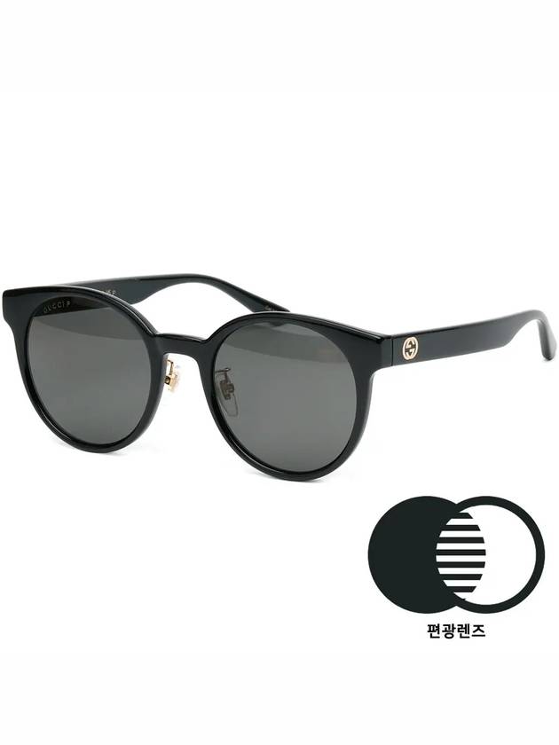 Eyewear Round Sunglasses Black - GUCCI - BALAAN 7