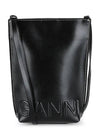 Small Banner Cross Bag Black - GANNI - BALAAN 3