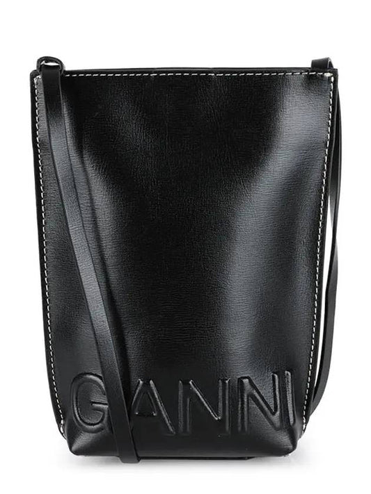 Small Banner Cross Bag Black - GANNI - BALAAN 2