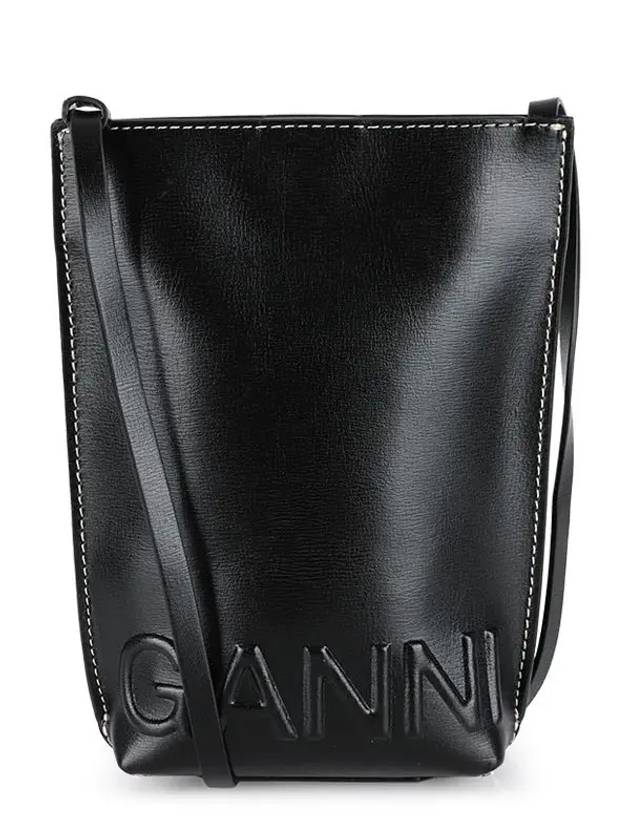 Small Banner Cross Bag Black - GANNI - BALAAN 3