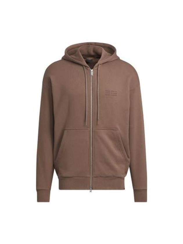 Verbiage Zip-Up Hoodie Brown - ADIDAS - BALAAN 2