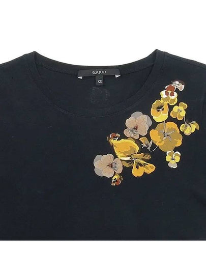 Smith Market Used Luxury Navy Tee Women s Clothing - GUCCI - BALAAN 2