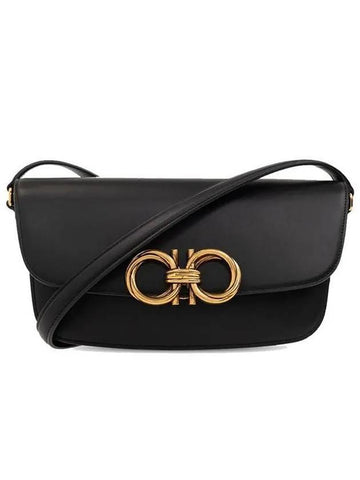 Trapezio Cross Bag Black - SALVATORE FERRAGAMO - BALAAN 1