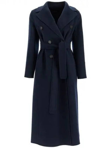 S Max Mara PICASSO Belted Double Wool Coat - S MAX MARA - BALAAN 1