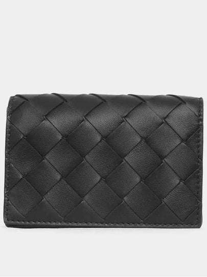 Intrecciato Card Wallet Black - BOTTEGA VENETA - BALAAN 2