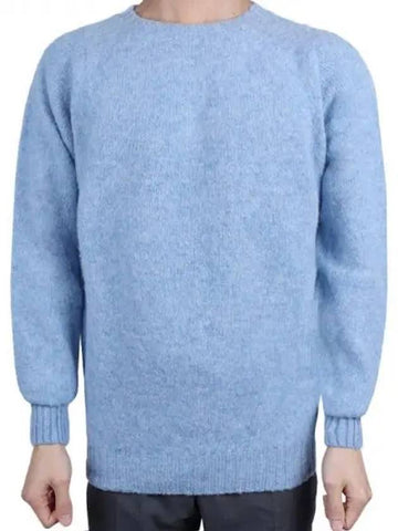 Men s Shaggy Dog Wool Crew Neck Knit Ice Sea M3834 7 ICESEA 270164 1119172 - HARLEY OF SCOTLAND - BALAAN 1