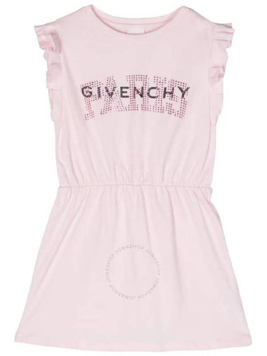 Givenchy Girls Embellished Rhinestone Ruffle Trim Dress Size 8 - GIVENCHY - BALAAN 1