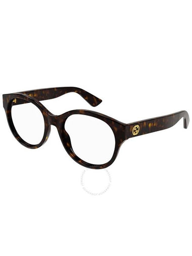 Gucci Demo Oval Ladies Eyeglasses GG1580O 002 53 - GUCCI - BALAAN 1