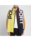 Men's Polo Sports Knit Muffler Yellow Navy - RALPH LAUREN - BALAAN 1