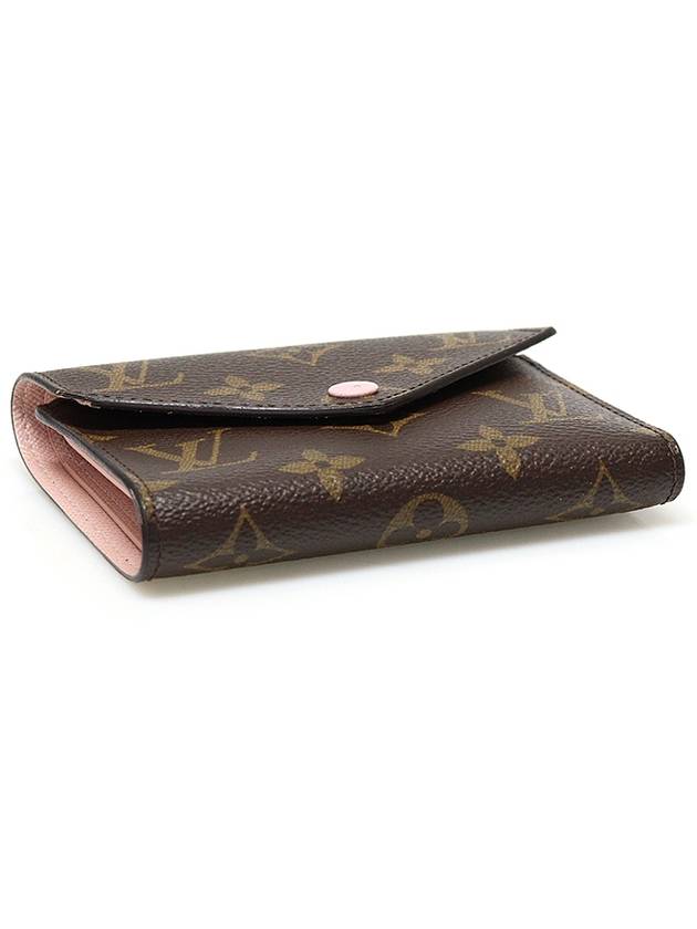 M62360 Monogram Canvas Rose Ballerine Victorine Wallet Bicycle - LOUIS VUITTON - BALAAN 5