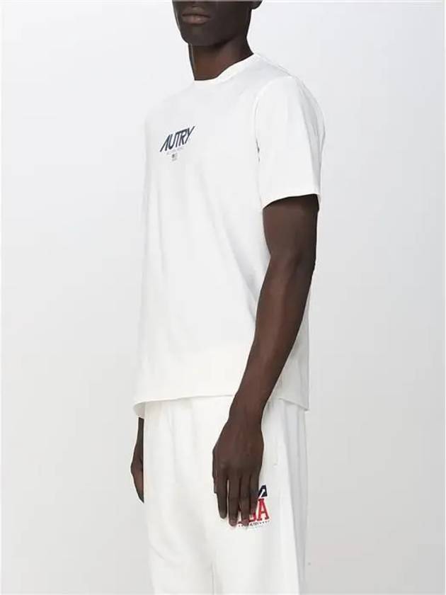 Iconic Logo Crew Neck Short Sleeve T-Shirt White - AUTRY - BALAAN 4