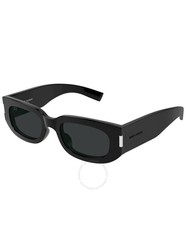 Saint Laurent Dark Grey Oval Unisex Sunglasses SL 697 001 51 - SAINT LAURENT - BALAAN 1