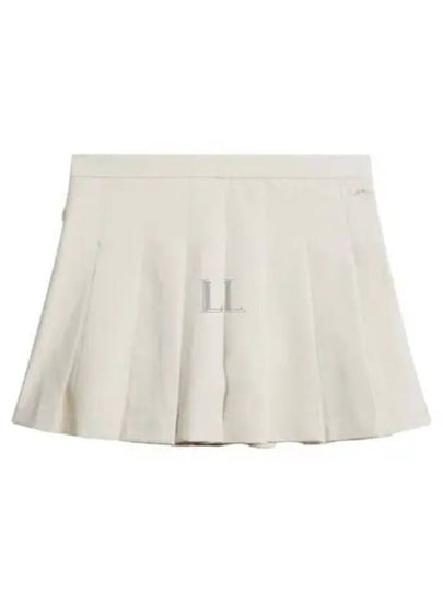 Adina Pleated Skirt Almond Milk - J.LINDEBERG - BALAAN 2