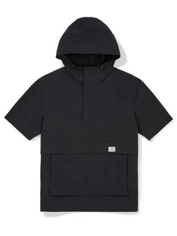 Root Hoodie Short Sleeve Anorak Dark Charcoal S23MURAN65 - SNOW PEAK - BALAAN 1