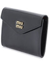 Patent Leather Card Wallet Black - MIU MIU - BALAAN 5