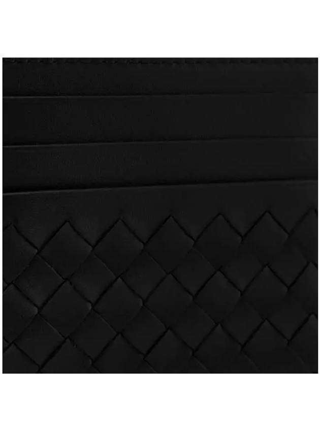 Intrecciato Card Wallet Black - BOTTEGA VENETA - BALAAN 6