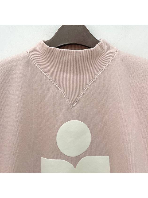 Moby Logo Print Sweatshirt Pink - ISABEL MARANT ETOILE - BALAAN 6