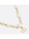 Petit CD Treasure Resin Pearl Necklace Gold - DIOR - BALAAN 3