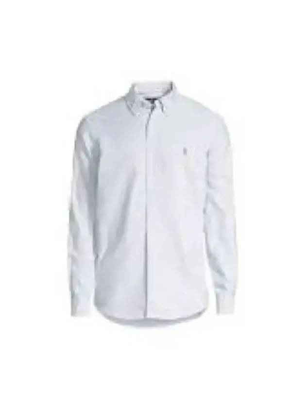 slim fit oxford sport shirt blue - POLO RALPH LAUREN - BALAAN 1